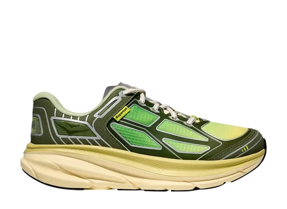 スーパービジョンスタジオ × ホカ クリフトン ワン9 "マンティスグリーン"