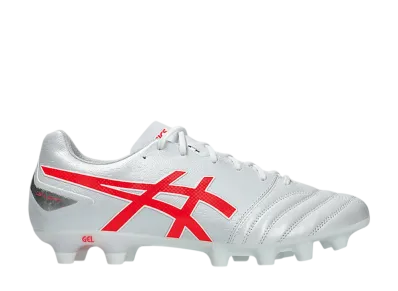 アシックス DSライト アドバンス ワイド "ホワイト/フラッシュレッド"