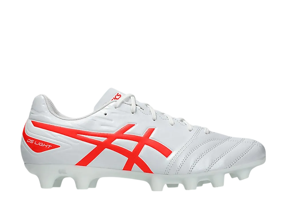 アシックス DSライト クラブ ワイド "ホワイト/フラッシュレッド"