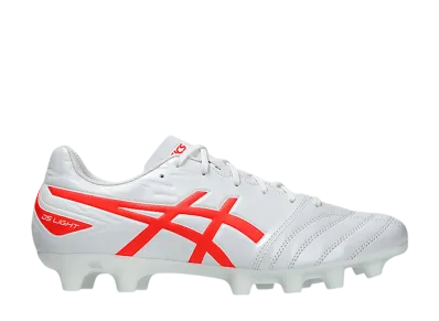 アシックス DSライト クラブ ワイド "ホワイト/フラッシュレッド"