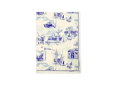 Burberry London Landmark Wool Silk Scarf "Night"