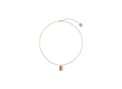 Burberry London Skyline Charm Necklace "Gold/Multicolor"