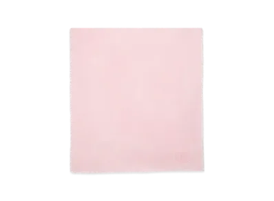 Burberry Wide Check Wool Silk Scarf "Sugar"