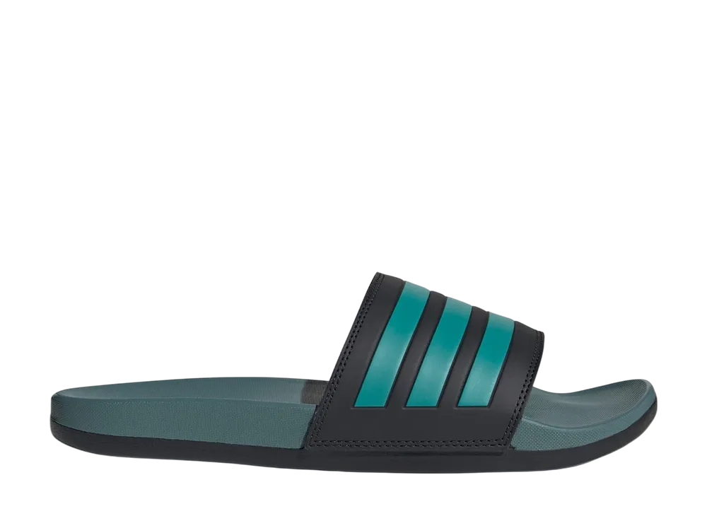 アディダス アディレッタ コンフォート スライド "コアブラック/ピュアティール/プリラヴドティール"