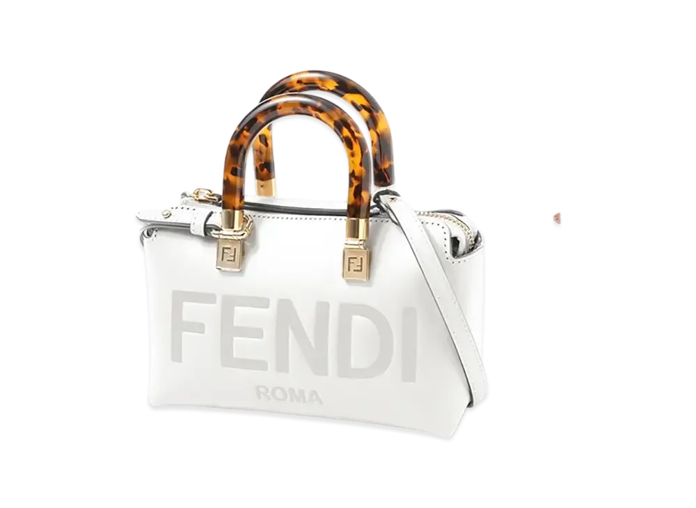 FENDI 2Way Handbag/Shoulder Bag/By The Way Mini "White"