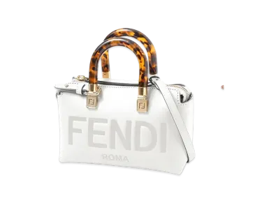 FENDI 2Way Handbag/Shoulder Bag/By The Way Mini "White"