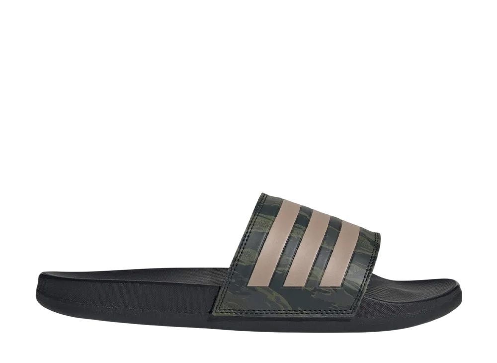 アディダス アディレッタ コンフォート スライド "カーボン/ブランチカーゴ"