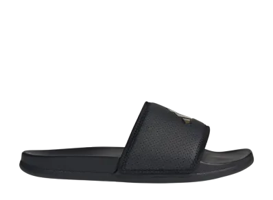 adidas Adilette Comfort Slides "Core Black/Gold Metallic"