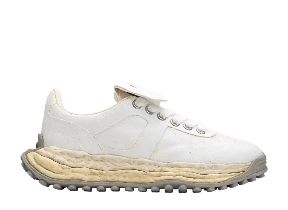 メゾンミハラヤスヒロ スコット オリジナルソールフィルムアタッチドキャンバスローカットスニーカー "ホワイト" (A15FW705)