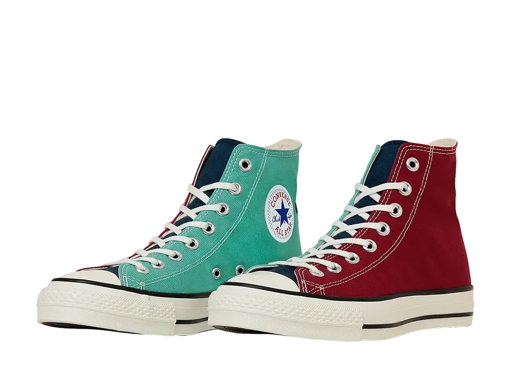 Converse Canvas All Star J HI "Maroon/Dark Navy/Mint"