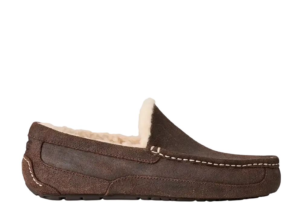 アグ アスコット レザー ディストレスト "ダステッドココア"