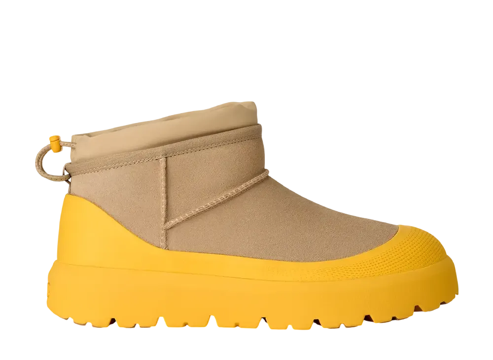 アグ クラシック ウルトラ ミニ ウェザー ハイブリッド "マスタードシード/サマーウィート"