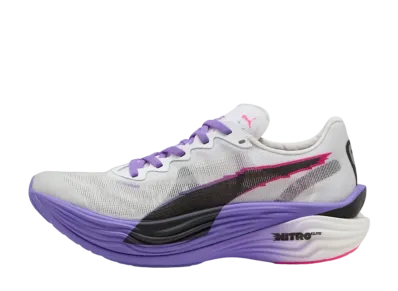 Puma Women's Deviate Nitro Elite 3 DT "PUMA White/Dark Amethyst"