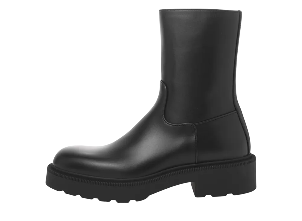 The Row Women's Nobilis TR Leather Boot "Black"