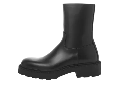 The Row Women's Nobilis TR Leather Boot "Black"