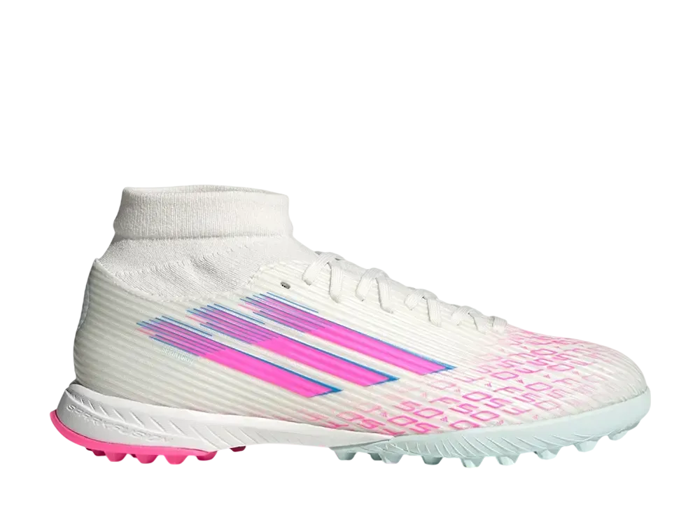 アディダス ウィメンズ F50 スパークフュージョン リーグ ターフ "クラウドホワイト/ルシッドピンク/クラウドホワイト"