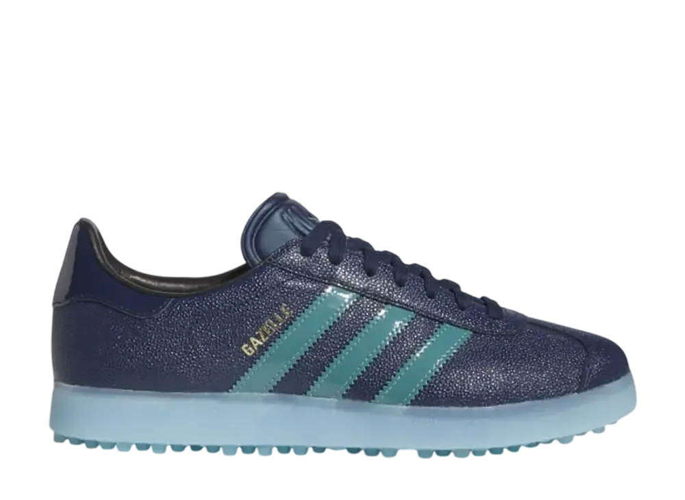 アディダスオリジナルス ガゼル ラックス スパイクレス ゴルフ "ナイトインディゴ/プリラブドティール/クリアスカイ"