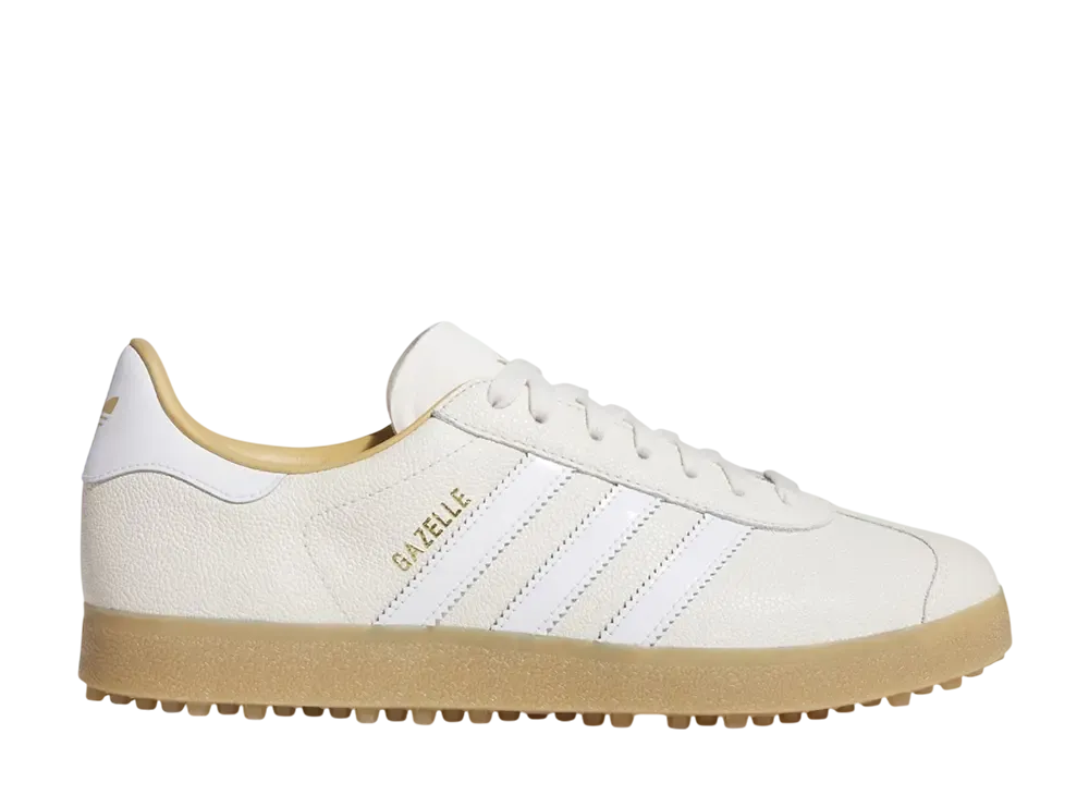 adidas Gazelle Lux Spikeless Golf "Chalk White/Cloud White/Gum"