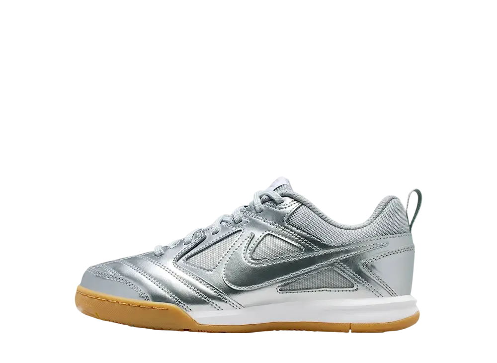 Nike GS Gato LV8 "Metallic Silver/White/Gum Light Brown"