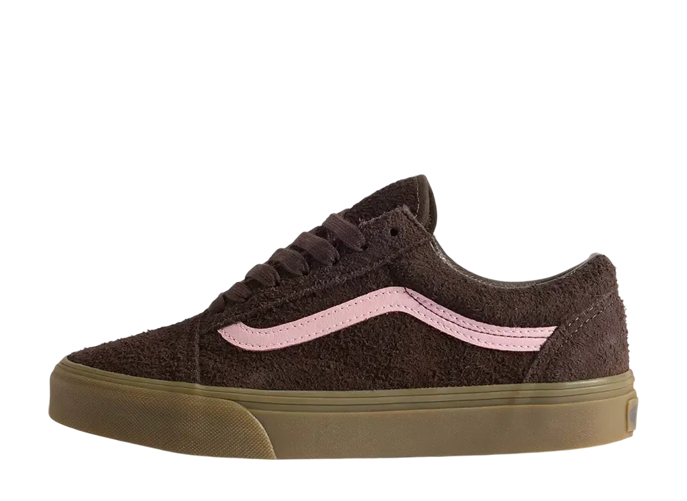 Vans Old Skool Hairy Suede "Brown/Pink"
