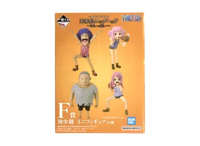 BANDAI "Ichiban Kuji" -One Piece Future Island Egghead ~My Feelings for You~- F Prize Childhood Mini Figure Box