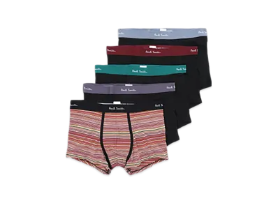 Paul Smith Trunk 5 Pack BLK Sign "Multi"