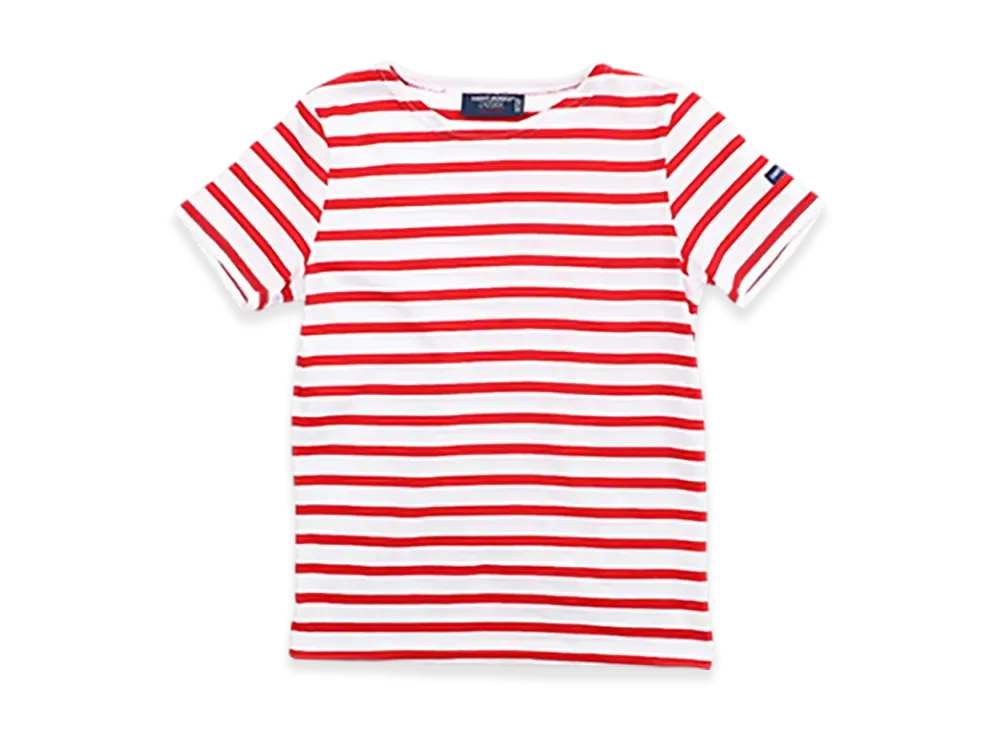 SAINT JAMES Crewneck T-shirt Levant (Kids) "Neige Tulip"