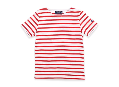 SAINT JAMES Crewneck T-shirt Levant (Kids) "Neige Tulip"
