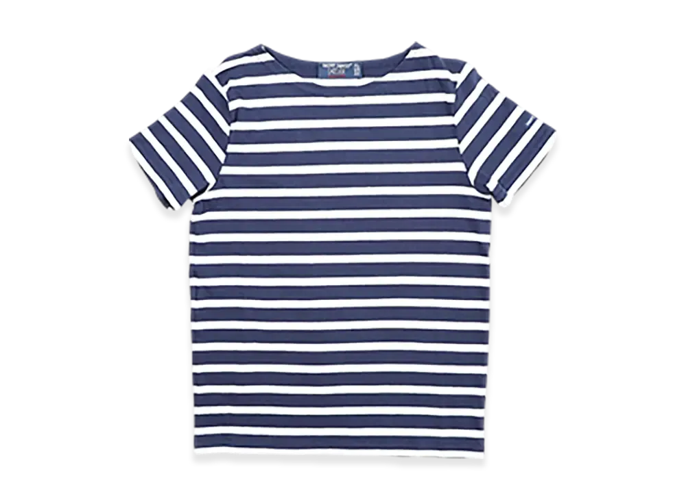 SAINT JAMES Crewneck T-shirt Levant (Kids) "Marine Neige"