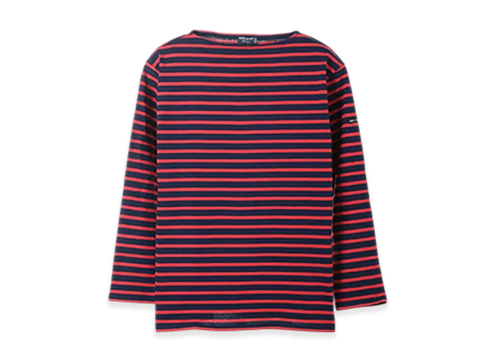 SAINT JAMES Boatneck Long Sleeve T-shirt Guildo "Marine Tulip"