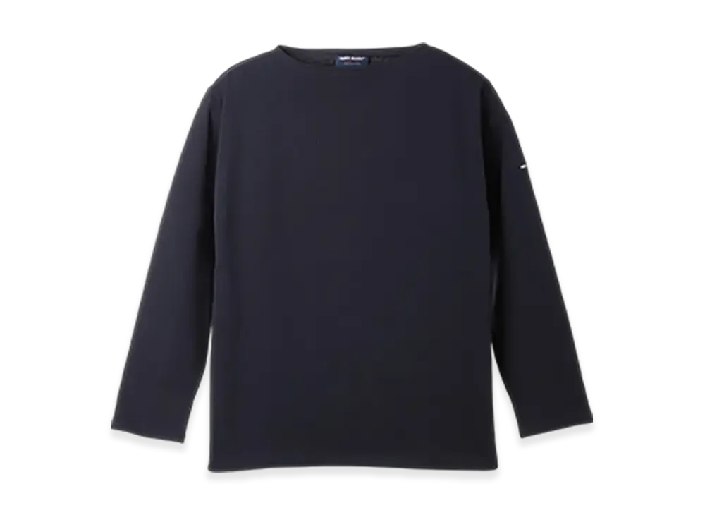 SAINT JAMES Boatneck Long Sleeve T-shirt Guildo "Navy"