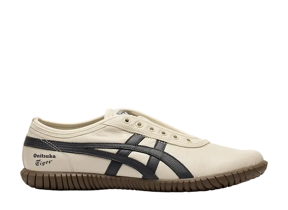 オニツカタイガー ツナヒキ スリッポン "バーチ/インディゴネイビー"