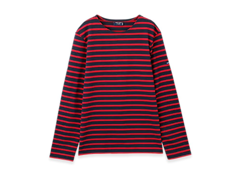 SAINT JAMES Long Sleeve T-shirt Meridien "Marine Tulipe"