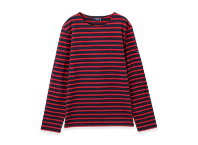 SAINT JAMES Long Sleeve T-shirt Meridien "Marine Tulipe"