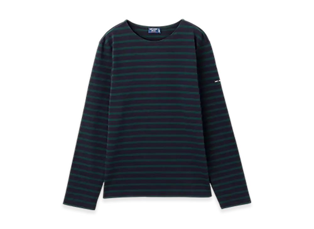 SAINT JAMES Long Sleeve T-shirt Meridien "Navy Pin"