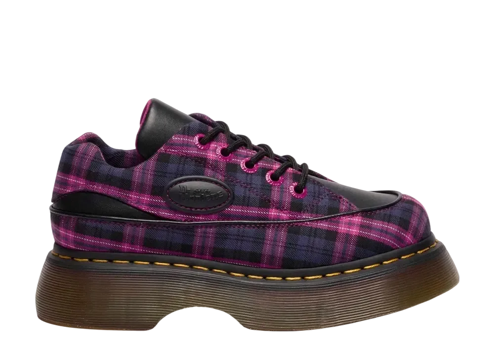 Dr.Martens Women's Buzz 5-Eye Shoes "Black/Pink Multi"
