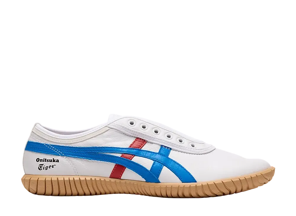 Onitsuka Tiger Tsunahiki Slip On "White/Directoire Blue"