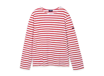 SAINT JAMES Long Sleeve T-shirt Minquiers Moderne "Neige Tulipe"