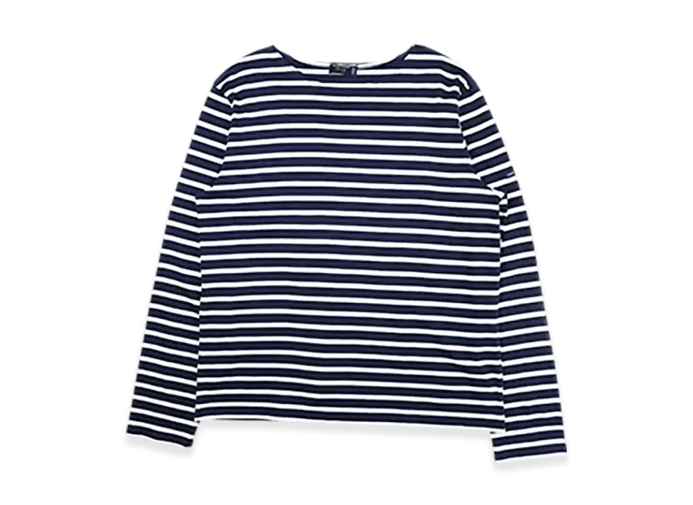 SAINT JAMES Long Sleeve T-shirt Minquiers Moderne "Marine Neige"