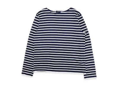 SAINT JAMES Long Sleeve T-shirt Minquiers Moderne "Marine Neige"
