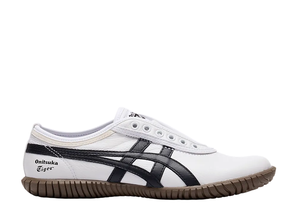Onitsuka Tiger Tsunahiki Slip On "White/Black"