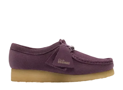 Clarks Women's Wallabee "Plum Suede"