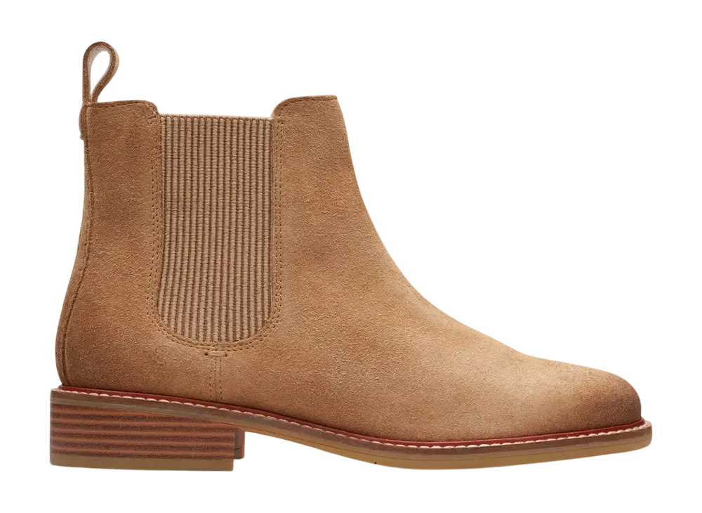 Clarks Women's Cologne Arlo "Light Tan Suede"