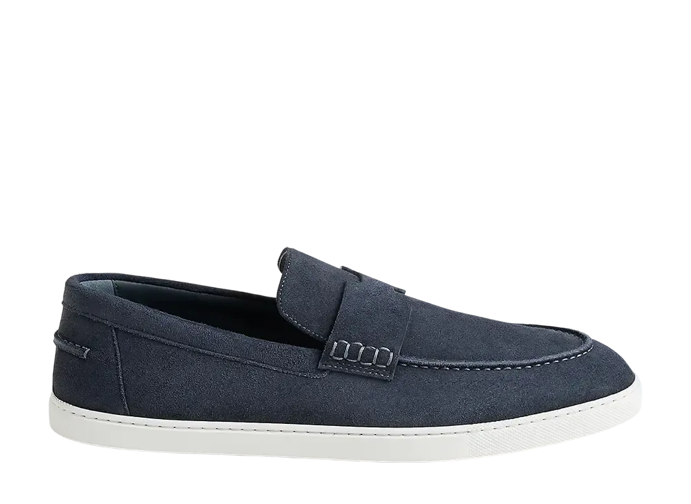 エルメス ジョブ モカシン "ブルーセレスト"