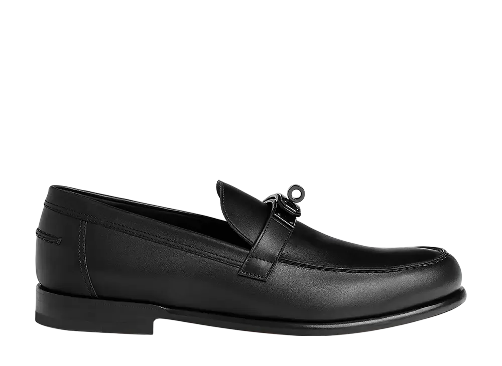 エルメス デスタン モカシン "ノワール"