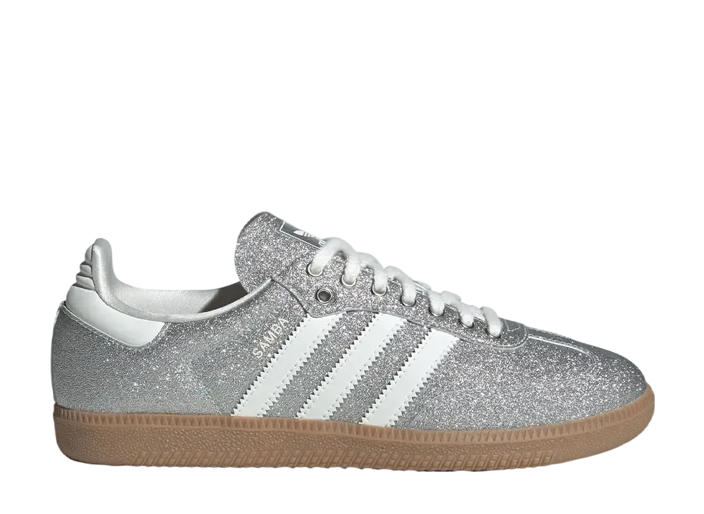 adidas Women's Samba OG "Supplier Colour/Off White/Silver Metallic"