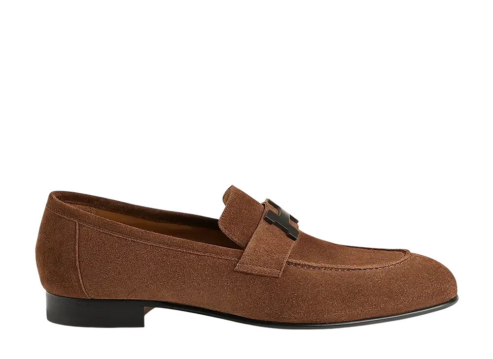 エルメス パリ モカシン "ブラウンシャテーニュ"