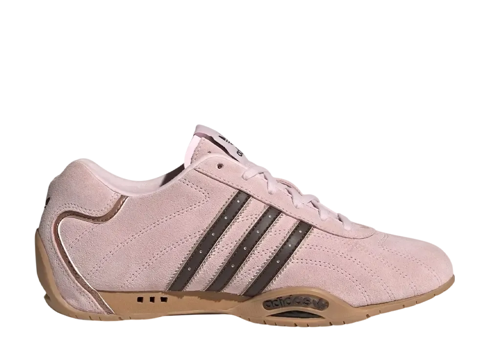 アディダス ウィメンズ アディレーサー ロー "オールモストピンク/ダークブラウン/サプライヤーカラー"