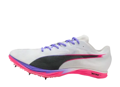 Puma Mid Distance Nitro Elite 3 DT "PUMA White/PUMA Black/Fluro Pink Pes"