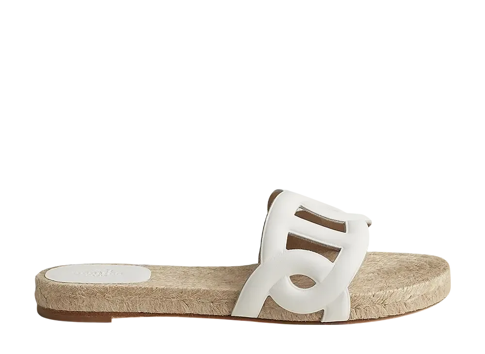 エルメス ウィメンズ ファモサ エスパドリーユ "ブラン"